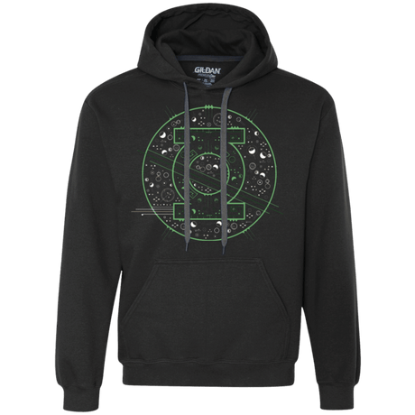 Sweatshirts Black / Small Tech lantern Premium Fleece Hoodie