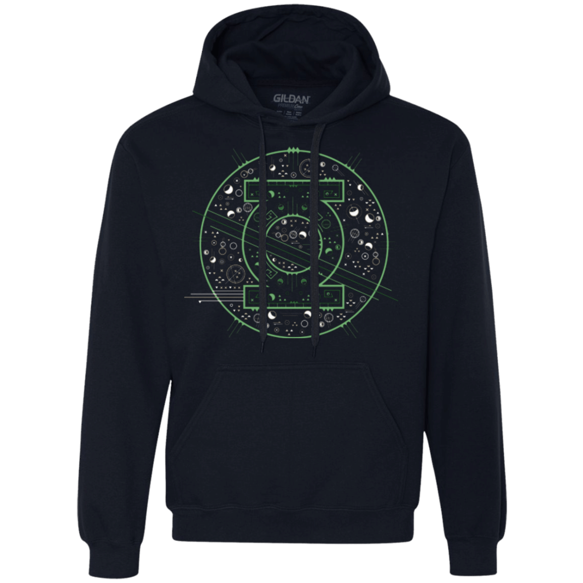 Sweatshirts Navy / Small Tech lantern Premium Fleece Hoodie