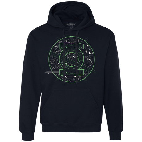 Sweatshirts Navy / Small Tech lantern Premium Fleece Hoodie