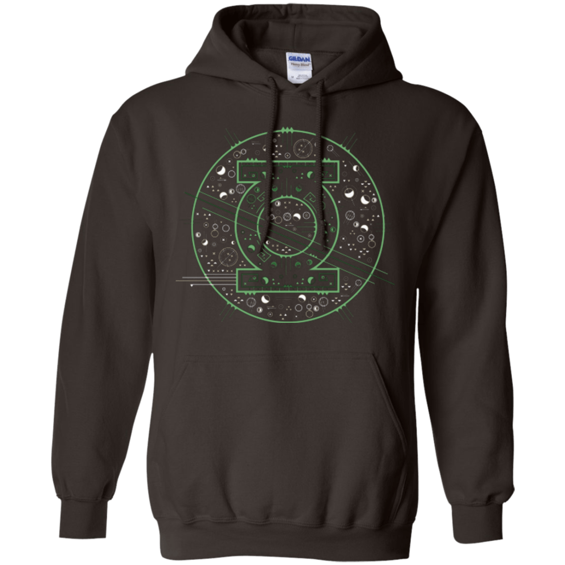 Sweatshirts Dark Chocolate / Small Tech lantern Pullover Hoodie