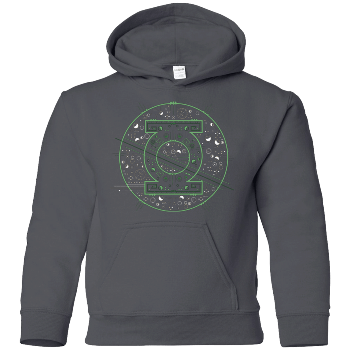 Sweatshirts Charcoal / YS Tech lantern Youth Hoodie