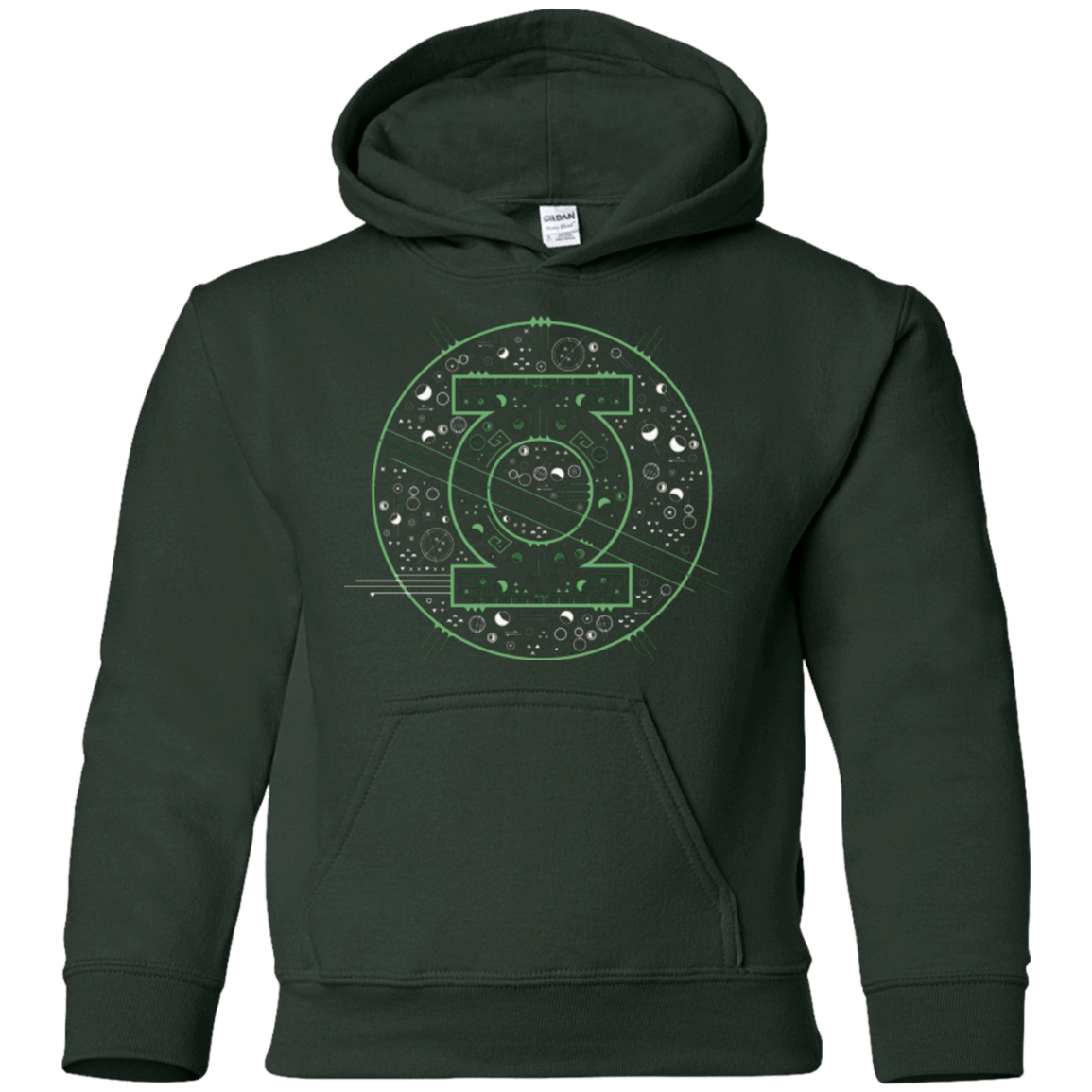 Sweatshirts Forest Green / YS Tech lantern Youth Hoodie