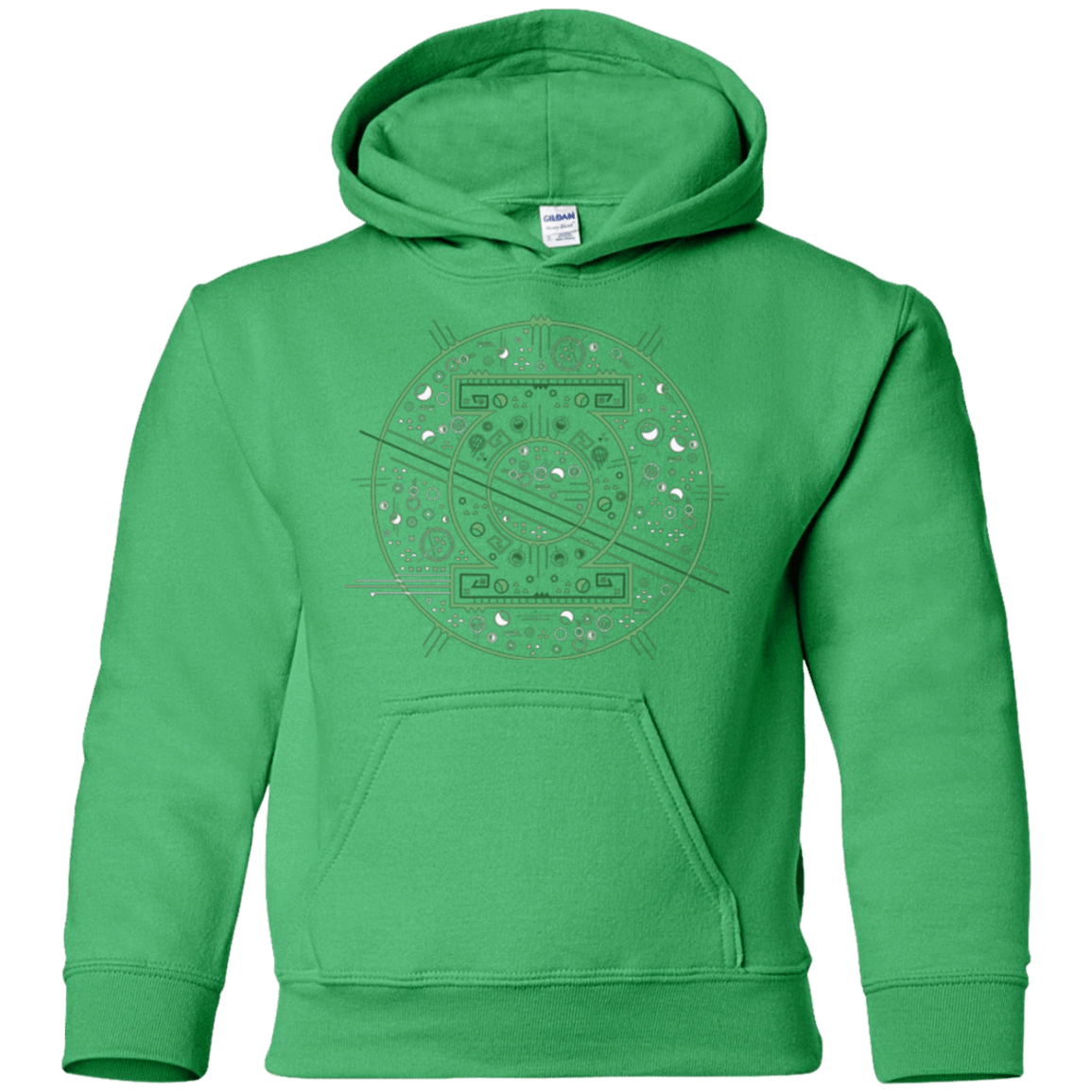 Sweatshirts Irish Green / YS Tech lantern Youth Hoodie