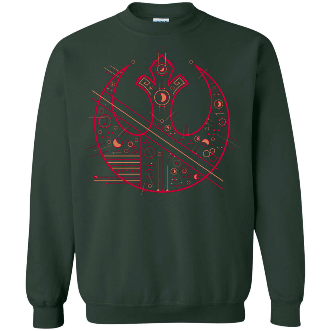 Sweatshirts Forest Green / S Tech Rebel Crewneck Sweatshirt