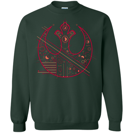 Sweatshirts Forest Green / S Tech Rebel Crewneck Sweatshirt
