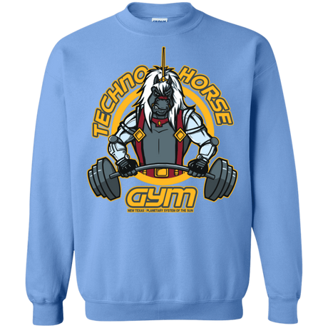 Sweatshirts Carolina Blue / S Techno Horse Gym Crewneck Sweatshirt