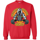 Sweatshirts Red / S Techno Horse Gym Crewneck Sweatshirt