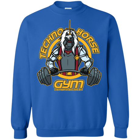 Sweatshirts Royal / S Techno Horse Gym Crewneck Sweatshirt