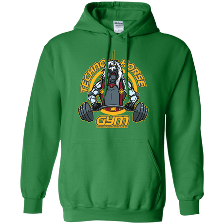 Sweatshirts Irish Green / S Techno Horse Gym Pullover Hoodie