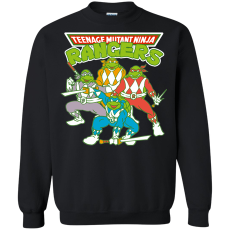 Sweatshirts Black / S Teenage Mutant Ninja Rangers Crewneck Sweatshirt