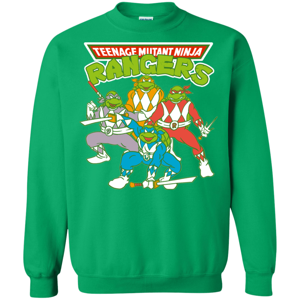 Sweatshirts Irish Green / S Teenage Mutant Ninja Rangers Crewneck Sweatshirt
