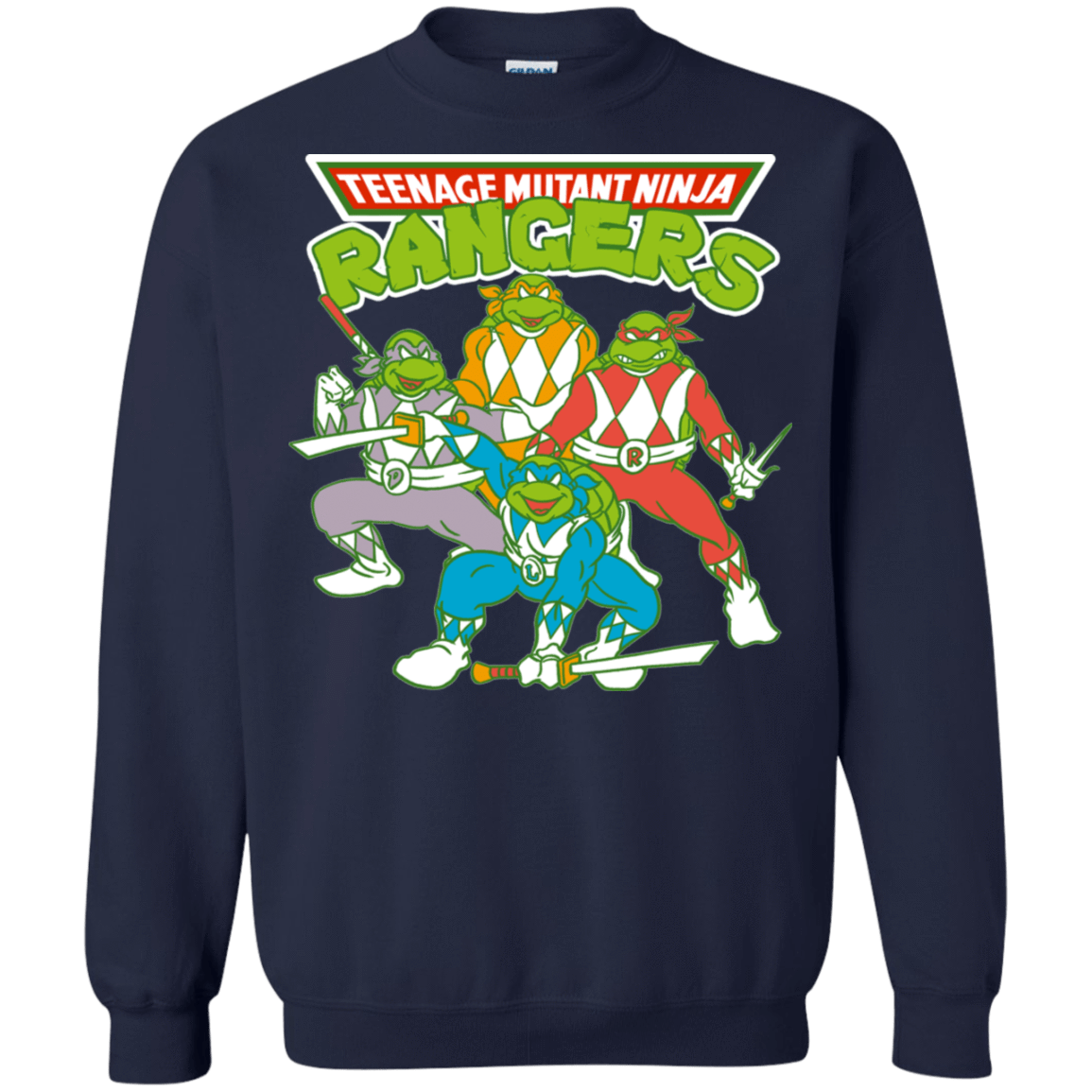Sweatshirts Navy / S Teenage Mutant Ninja Rangers Crewneck Sweatshirt