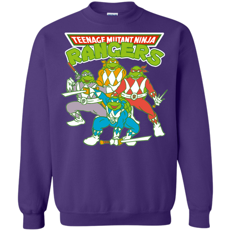 Sweatshirts Purple / S Teenage Mutant Ninja Rangers Crewneck Sweatshirt