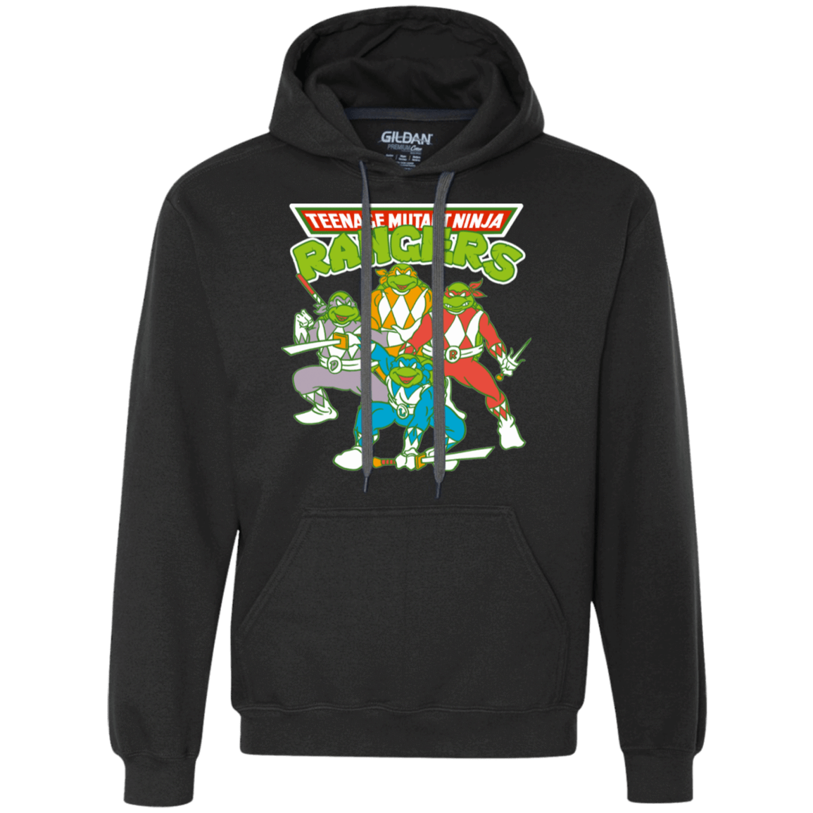 Sweatshirts Black / S Teenage Mutant Ninja Rangers Premium Fleece Hoodie