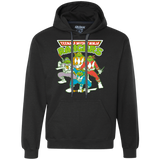 Sweatshirts Black / S Teenage Mutant Ninja Rangers Premium Fleece Hoodie