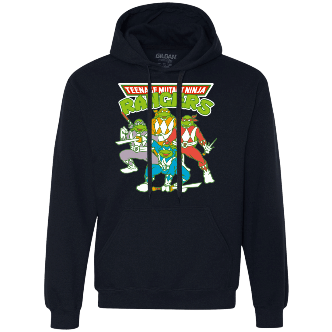 Sweatshirts Navy / S Teenage Mutant Ninja Rangers Premium Fleece Hoodie