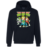 Sweatshirts Navy / S Teenage Mutant Ninja Rangers Premium Fleece Hoodie