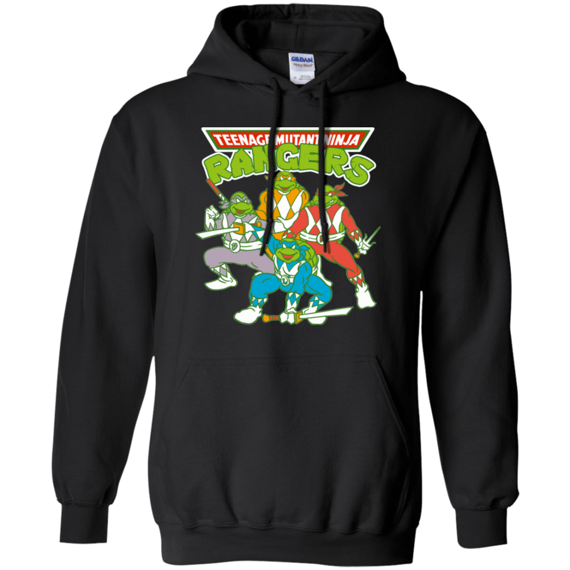 Sweatshirts Black / S Teenage Mutant Ninja Rangers Pullover Hoodie