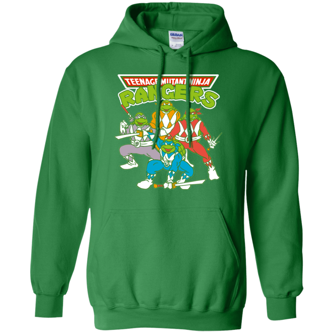 Sweatshirts Irish Green / S Teenage Mutant Ninja Rangers Pullover Hoodie