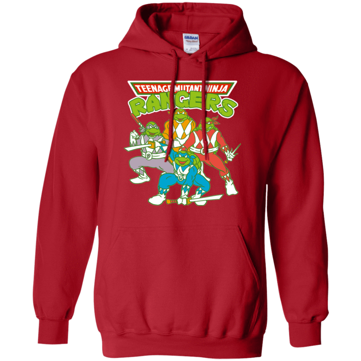 Sweatshirts Red / S Teenage Mutant Ninja Rangers Pullover Hoodie