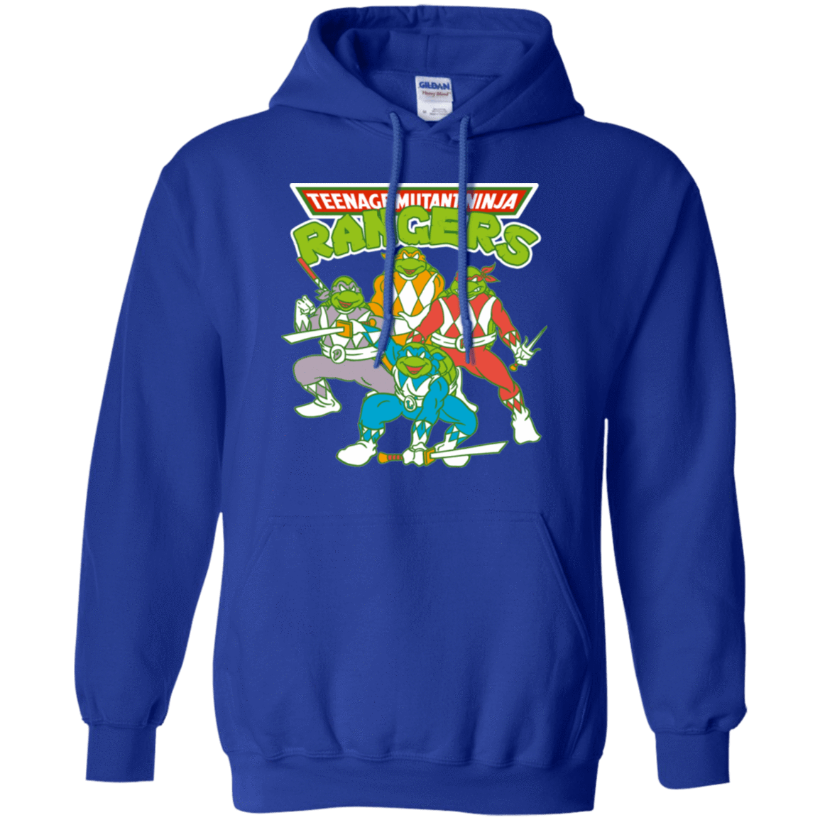 Sweatshirts Royal / S Teenage Mutant Ninja Rangers Pullover Hoodie