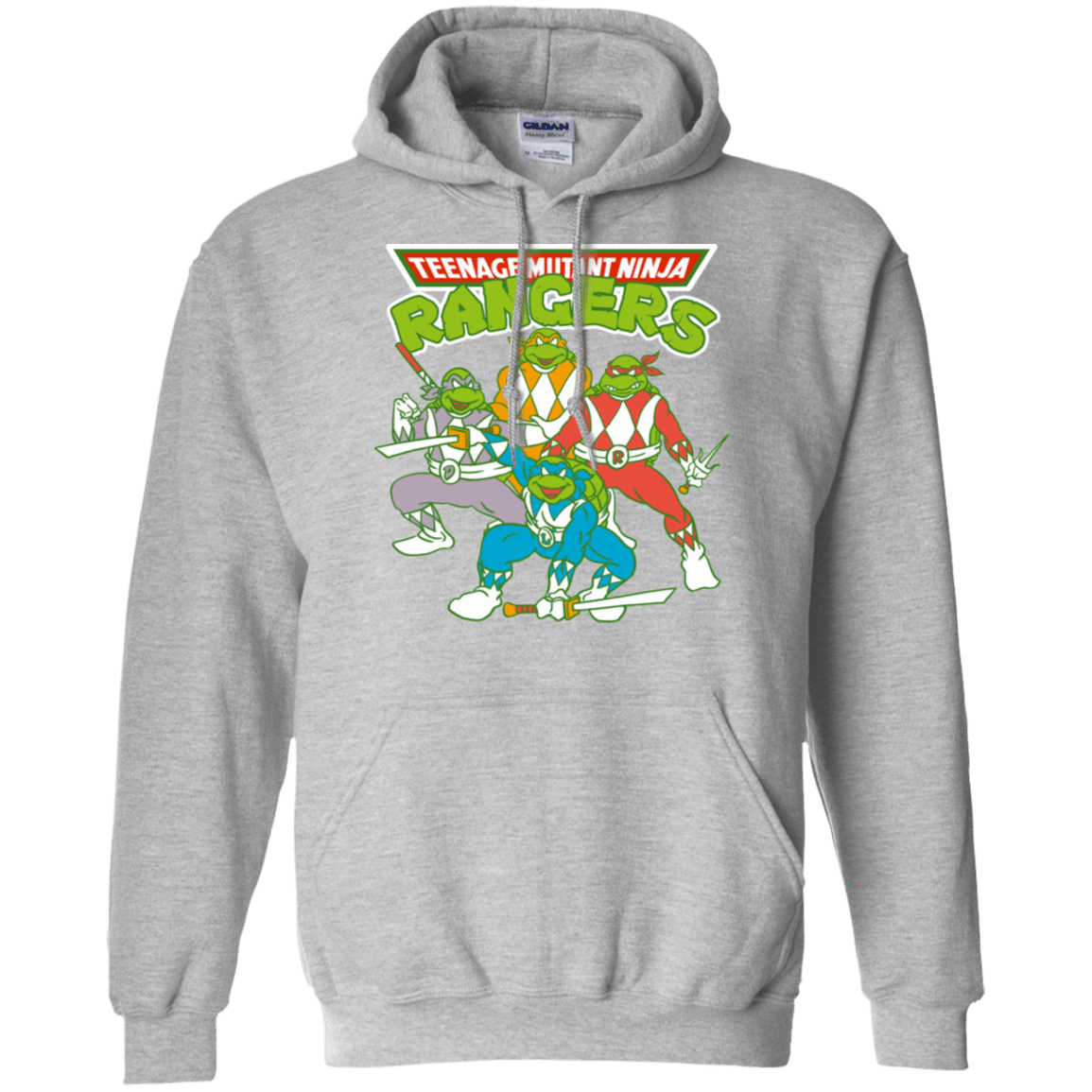 Sweatshirts Sport Grey / S Teenage Mutant Ninja Rangers Pullover Hoodie