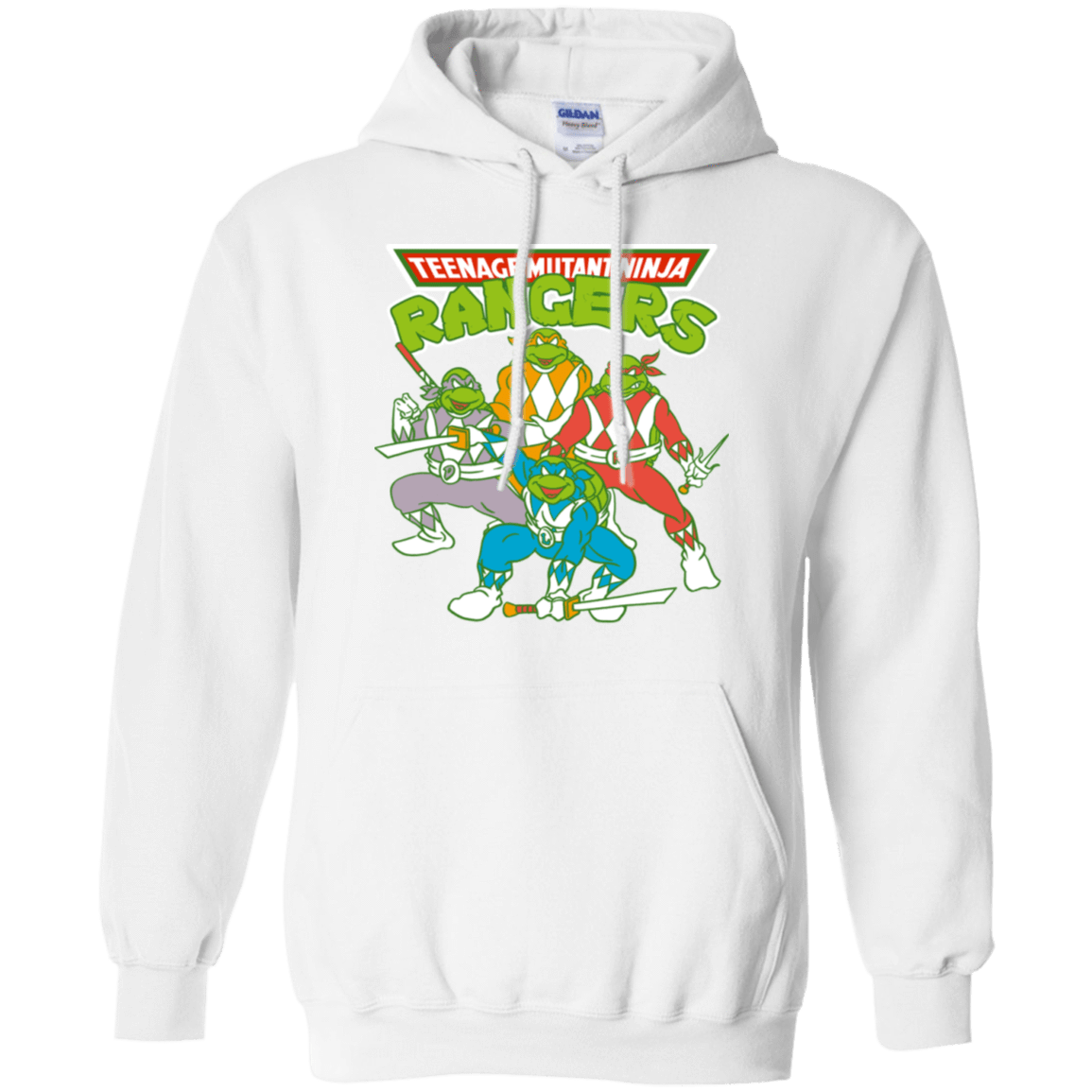 Sweatshirts White / S Teenage Mutant Ninja Rangers Pullover Hoodie