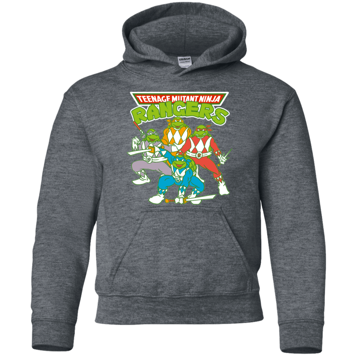 Sweatshirts Dark Heather / YS Teenage Mutant Ninja Rangers Youth Hoodie