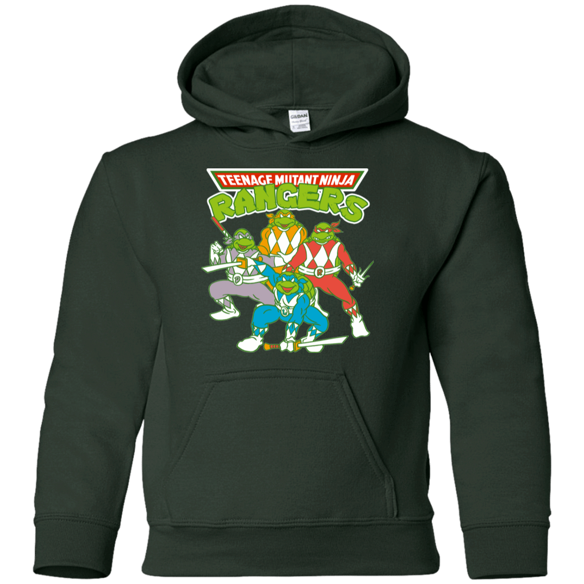 Sweatshirts Forest Green / YS Teenage Mutant Ninja Rangers Youth Hoodie