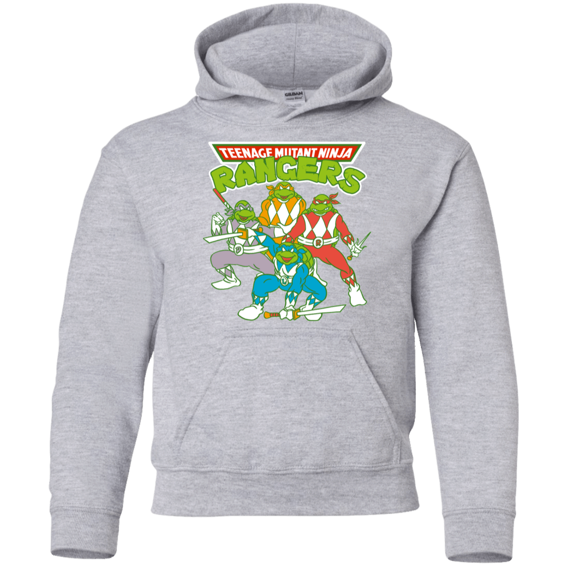 Sweatshirts Sport Grey / YS Teenage Mutant Ninja Rangers Youth Hoodie