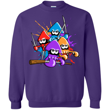 Sweatshirts Purple / S Teenage Mutant Ninja Squids Crewneck Sweatshirt