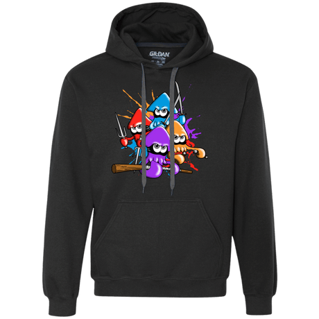 Sweatshirts Black / S Teenage Mutant Ninja Squids Premium Fleece Hoodie