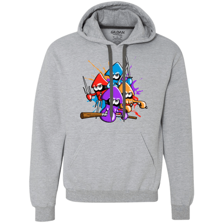 Sweatshirts Sport Grey / S Teenage Mutant Ninja Squids Premium Fleece Hoodie
