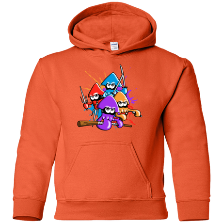 Sweatshirts Orange / YS Teenage Mutant Ninja Squids Youth Hoodie