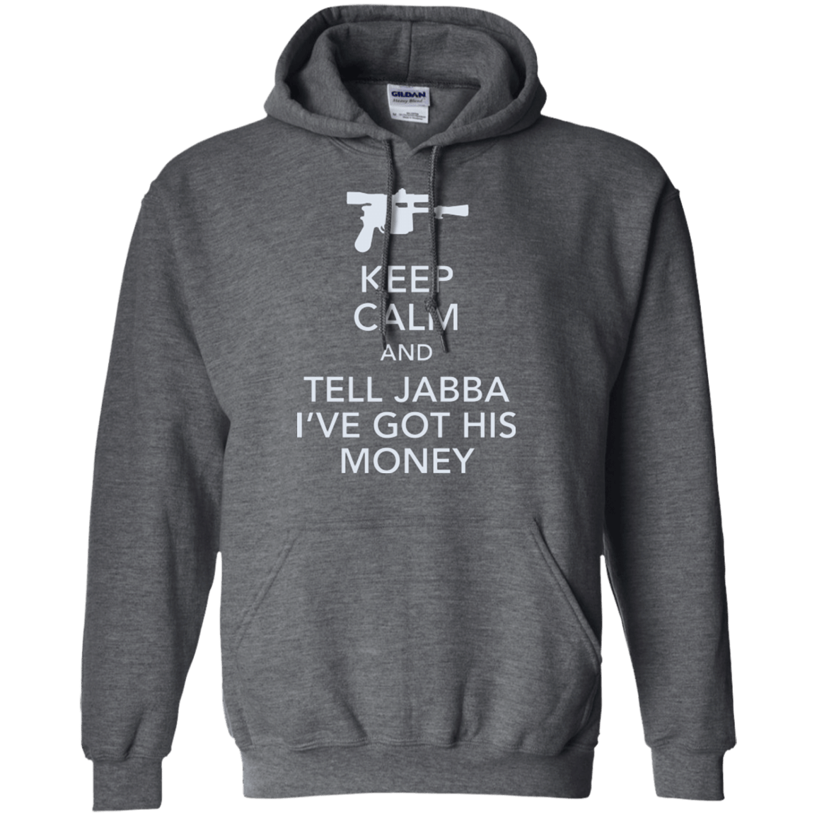 Sweatshirts Dark Heather / Small Tell Jabba (2) Pullover Hoodie