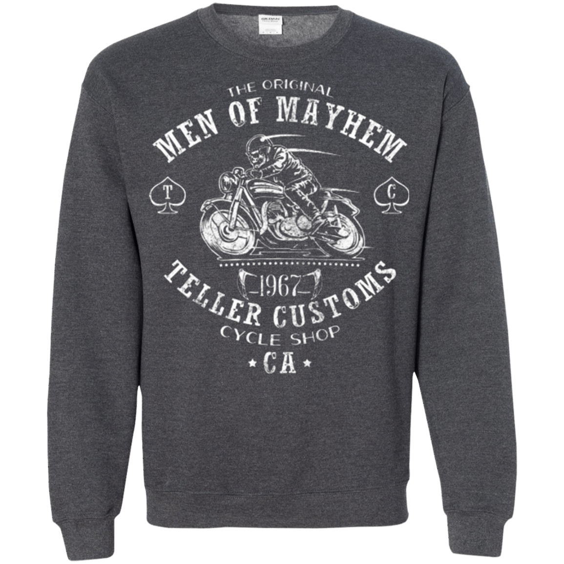 Sweatshirts Dark Heather / Small Teller Custom Crewneck Sweatshirt