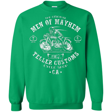 Sweatshirts Irish Green / Small Teller Custom Crewneck Sweatshirt
