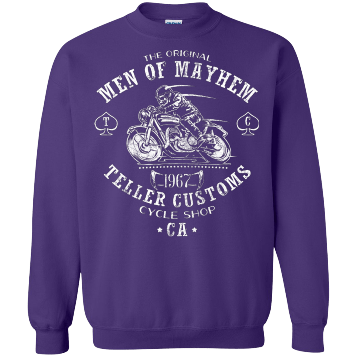 Sweatshirts Purple / Small Teller Custom Crewneck Sweatshirt