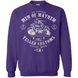 Sweatshirts Purple / Small Teller Custom Crewneck Sweatshirt
