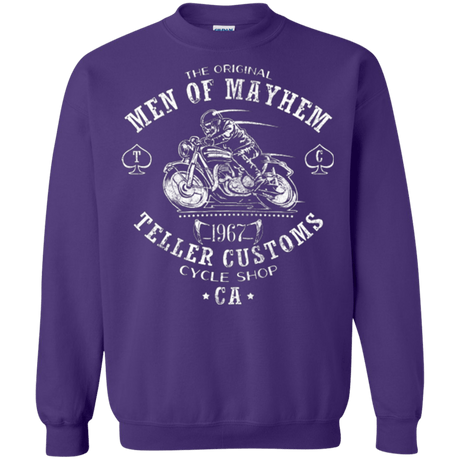 Sweatshirts Purple / Small Teller Custom Crewneck Sweatshirt