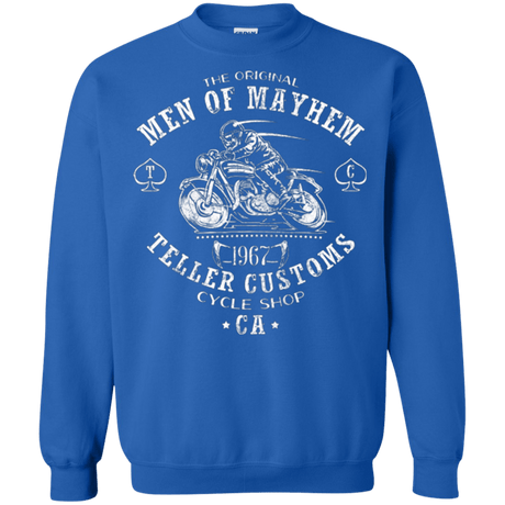Sweatshirts Royal / Small Teller Custom Crewneck Sweatshirt