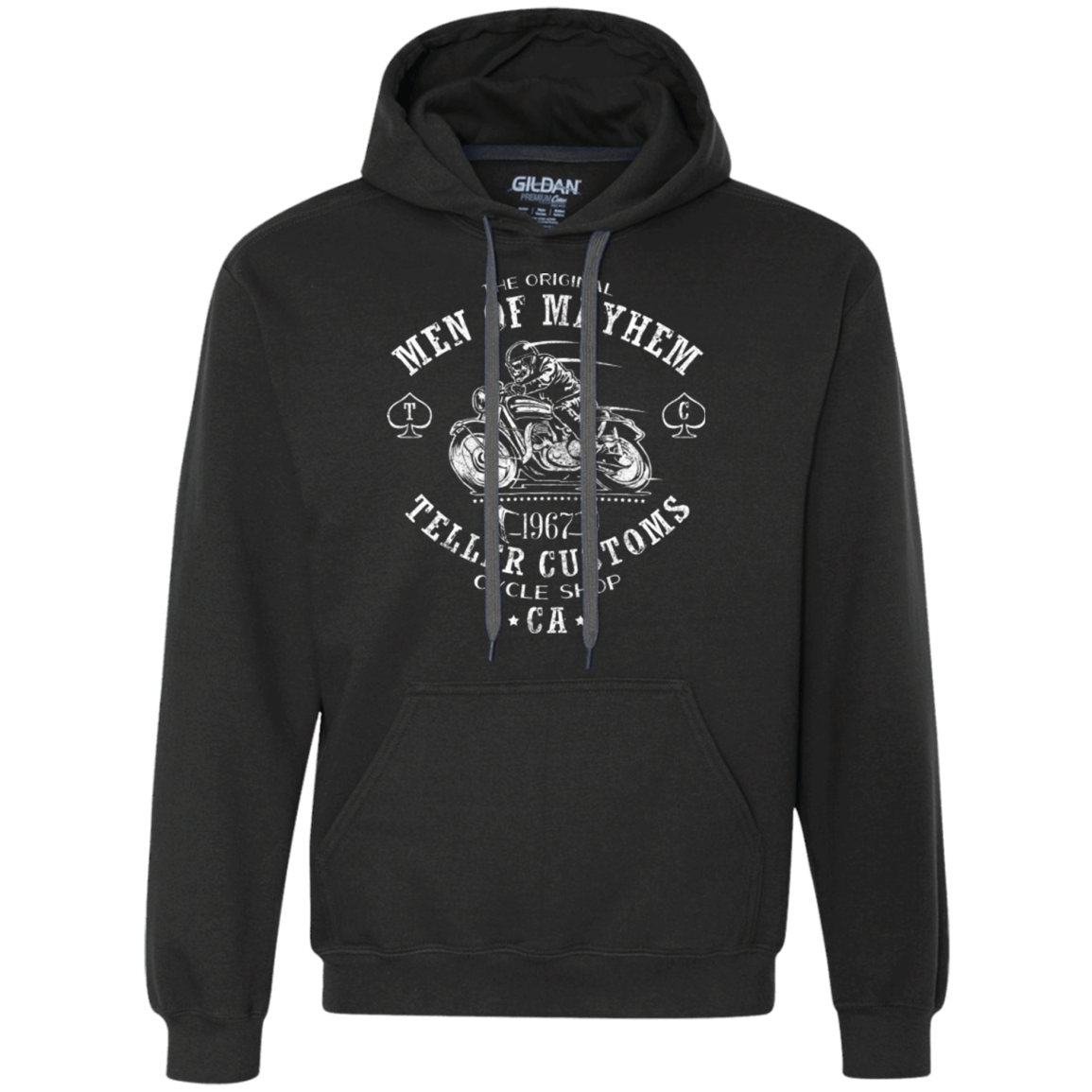 Sweatshirts Black / Small Teller Custom Premium Fleece Hoodie