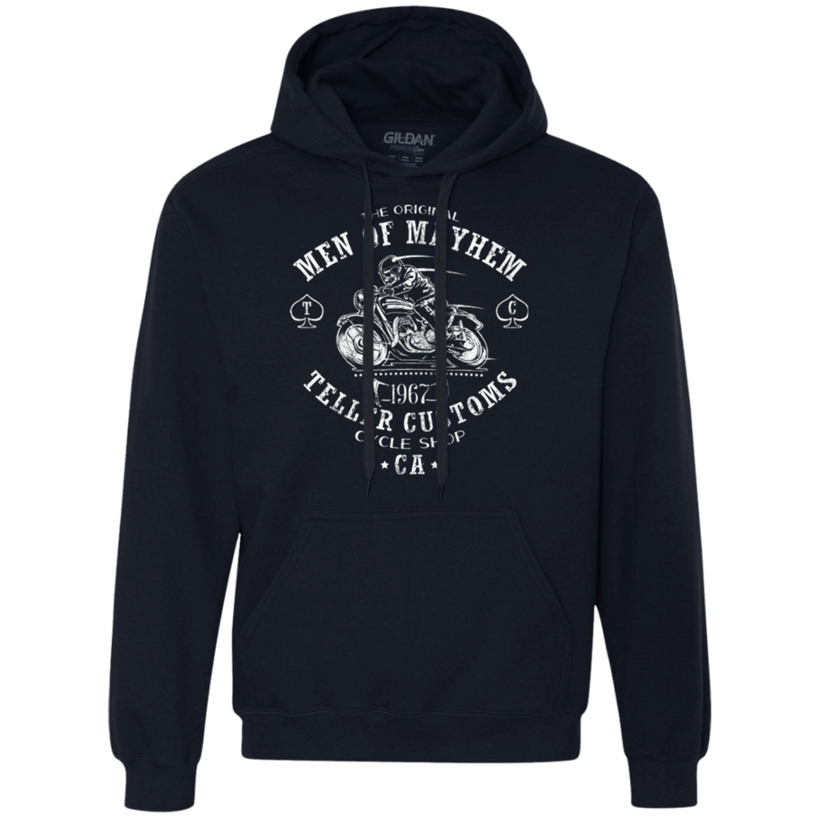 Sweatshirts Navy / Small Teller Custom Premium Fleece Hoodie