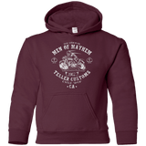 Sweatshirts Maroon / YS Teller Custom Youth Hoodie
