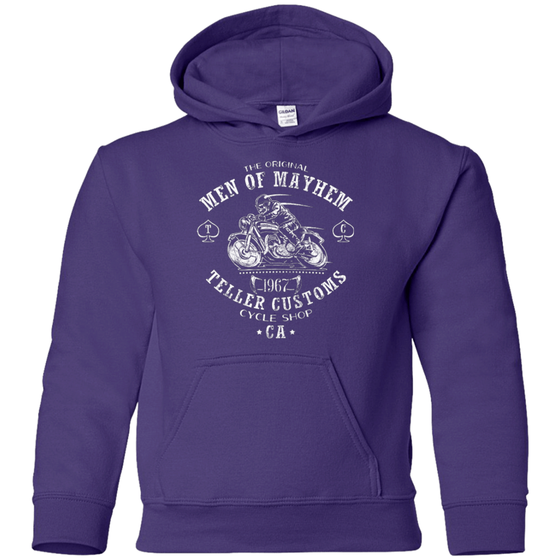 Sweatshirts Purple / YS Teller Custom Youth Hoodie