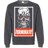 Sweatshirts Dark Heather / Small Terminate Crewneck Sweatshirt