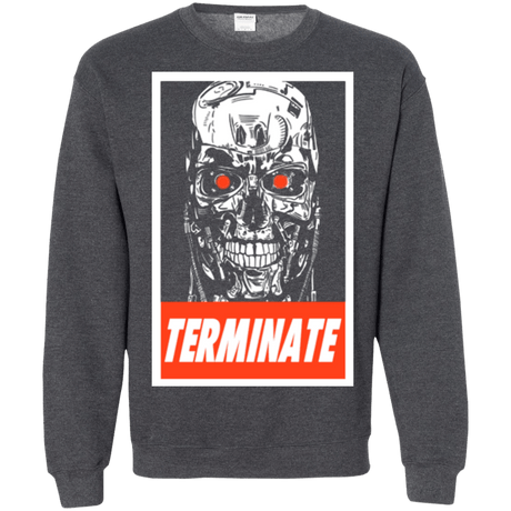 Sweatshirts Dark Heather / Small Terminate Crewneck Sweatshirt
