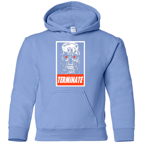 Sweatshirts Carolina Blue / YS Terminate Youth Hoodie