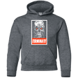 Sweatshirts Dark Heather / YS Terminate Youth Hoodie