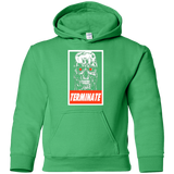 Sweatshirts Irish Green / YS Terminate Youth Hoodie
